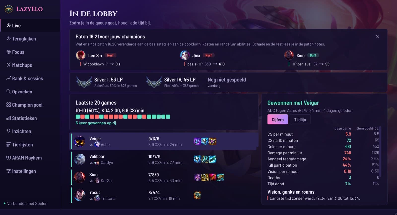 LazyElo in het thema Star Guardian